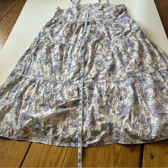 Floral / Paisley Spaghetti Strap Midi Dress - Plus Size - Picture 5 of 8